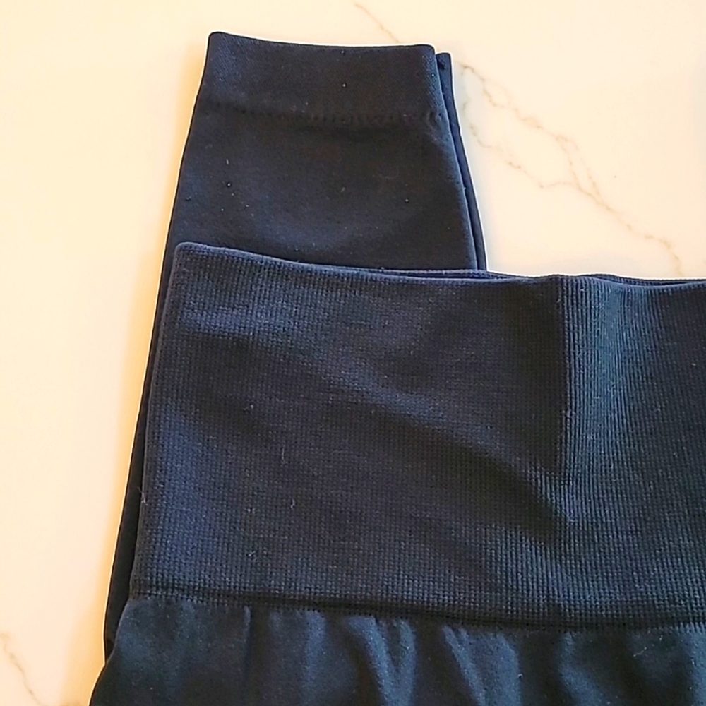 New Mix Fleece Lined Legging, Size L, Jet Black - Picture 3 of 5